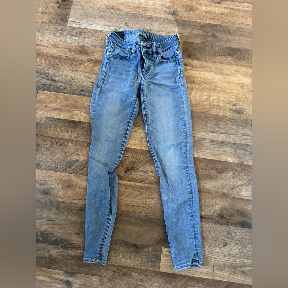 American Eagle Outfitters Light Blue Jean Jegging